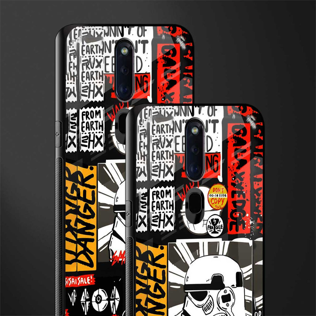 star wars collage glass case for oppo f11 pro image-2