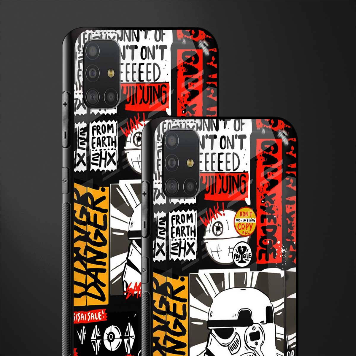 star wars collage glass case for samsung galaxy a51 image-2