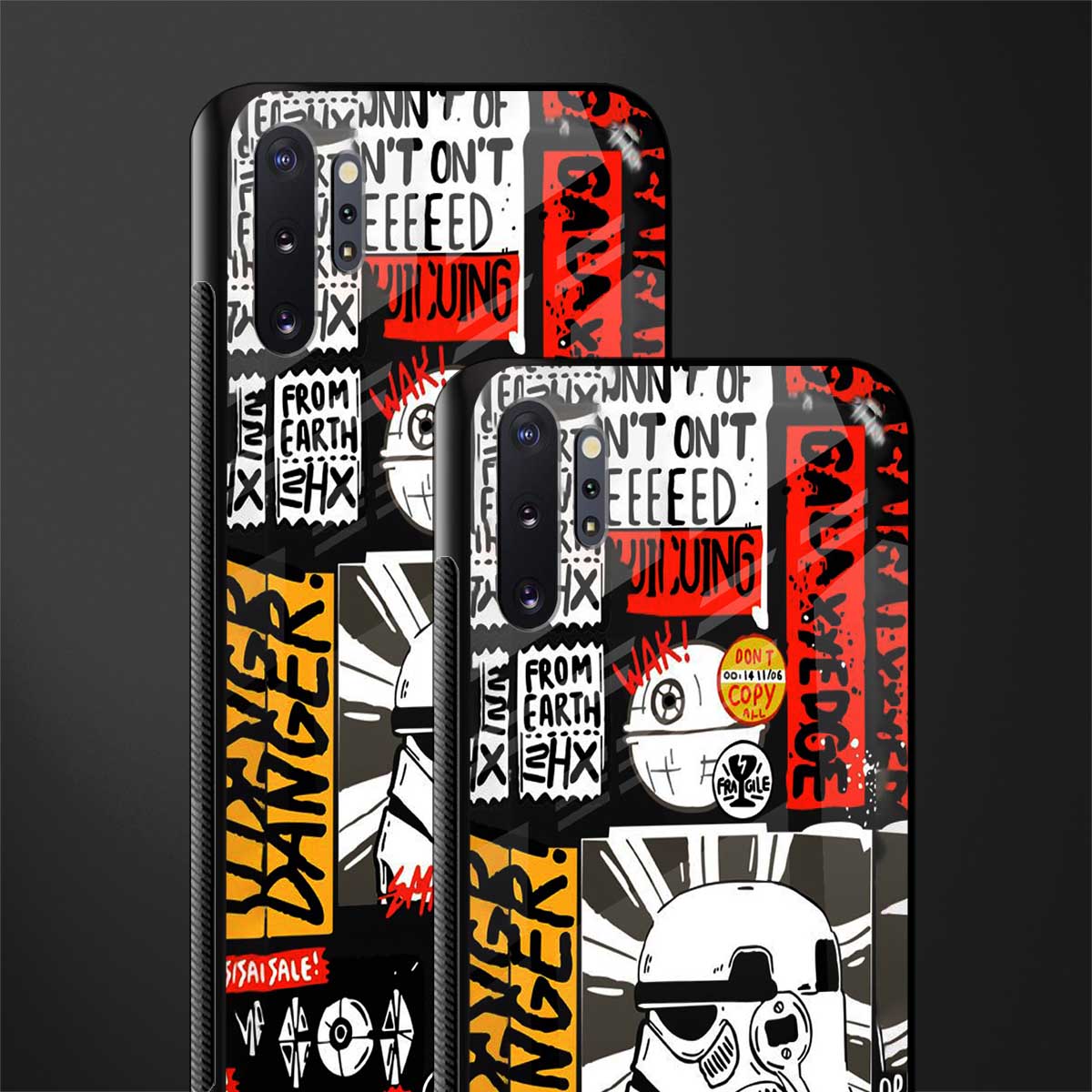 star wars collage glass case for samsung galaxy note 10 plus image-2