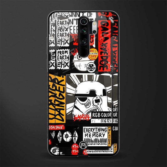 star wars collage glass case for redmi note 8 pro image