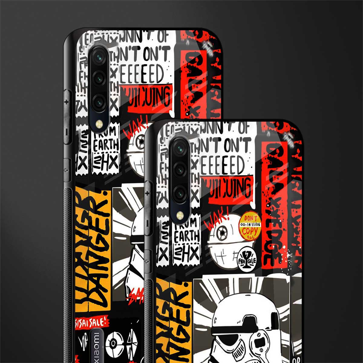 star wars collage glass case for mi a3 redmi a3 image-2
