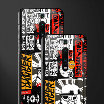 star wars collage glass case for redmi k20 pro image-2