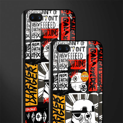 star wars collage glass case for oppo a3s image-2