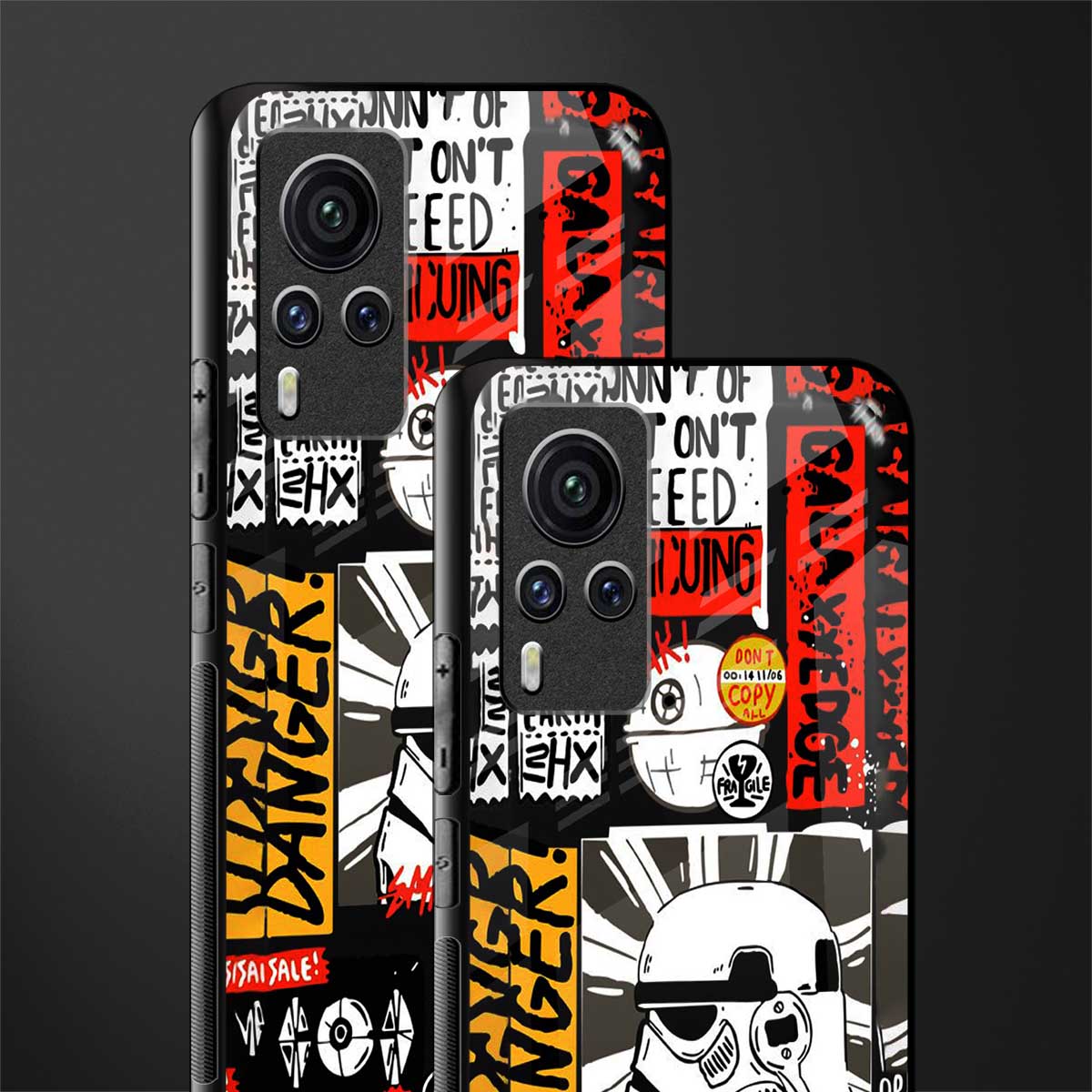 star wars collage glass case for vivo x60 pro image-2