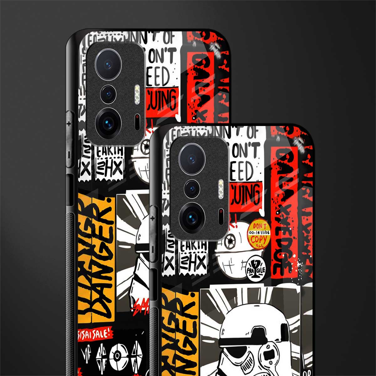 star wars collage glass case for mi 11t pro 5g image-2