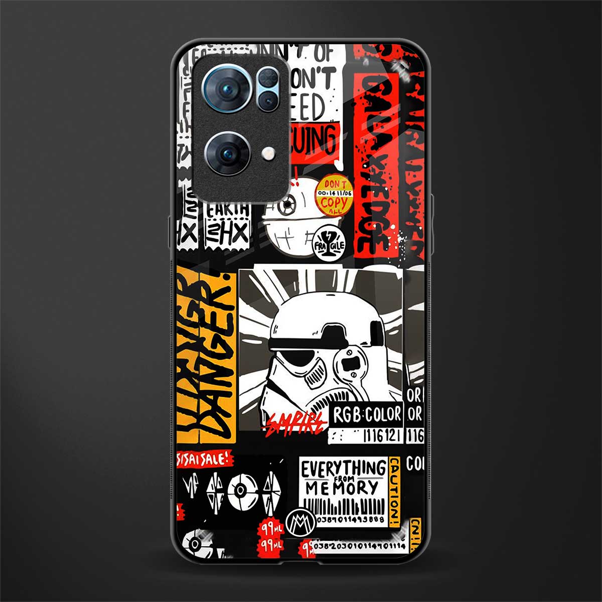 star wars collage glass case for oppo reno7 pro 5g image