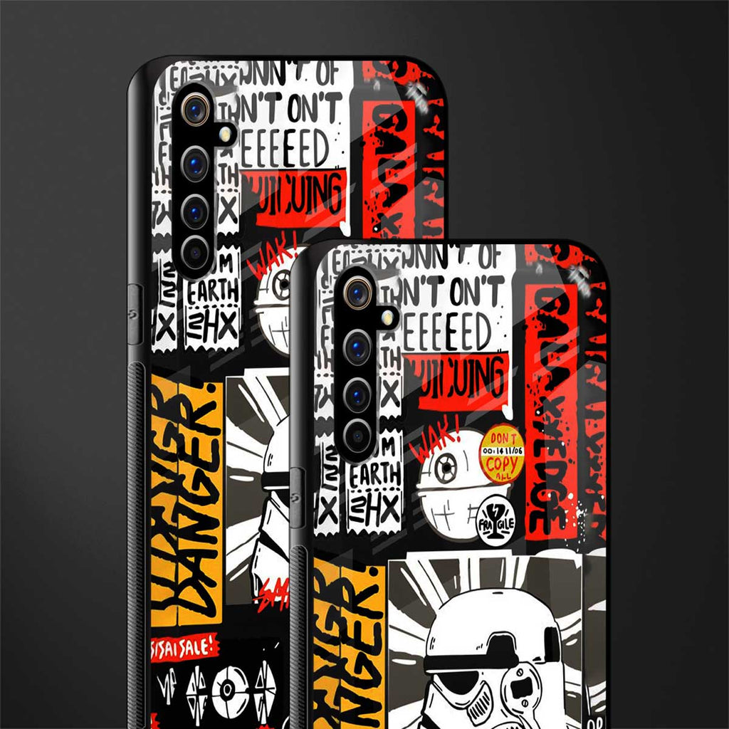 star wars collage glass case for realme x50 pro image-2