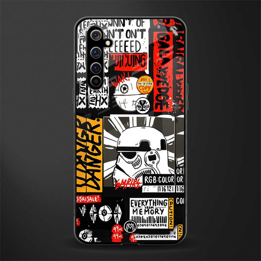 star wars collage glass case for realme x50 pro image