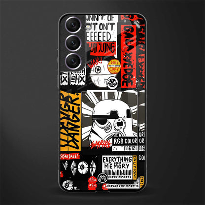 star wars collage glass case for samsung galaxy s21 plus image