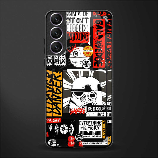 star wars collage glass case for samsung galaxy s21 image