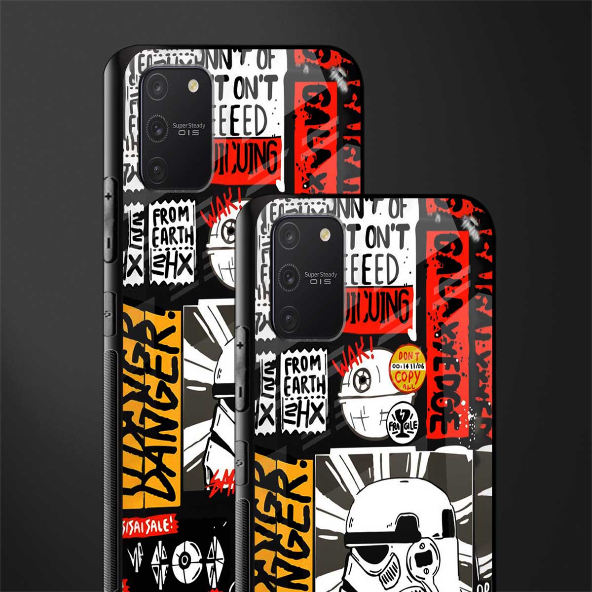 star wars collage glass case for samsung galaxy a91 image-2