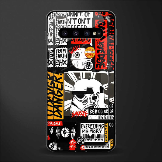star wars collage glass case for samsung galaxy s10 plus image