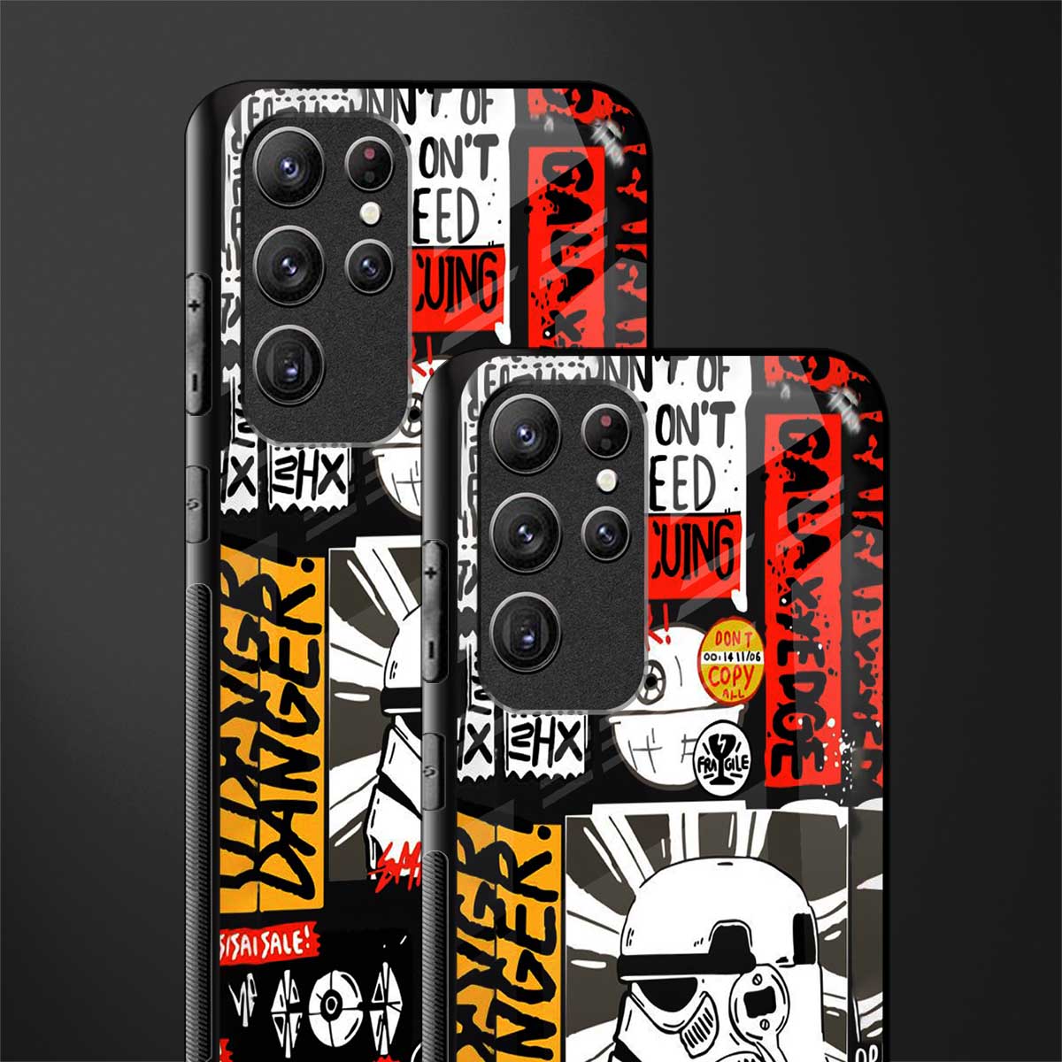 star wars collage glass case for samsung galaxy s22 ultra 5g image-2