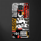 star wars collage glass case for redmi note 9 image