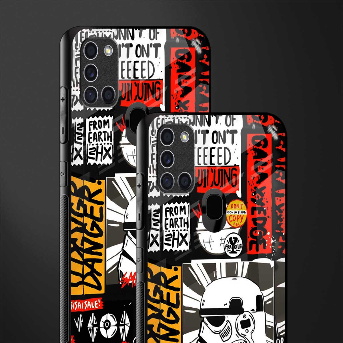star wars collage glass case for samsung galaxy a21s image-2
