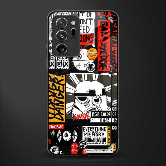 star wars collage glass case for samsung galaxy note 20 ultra 5g image