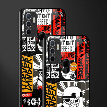 star wars collage glass case for oppo a53 image-2