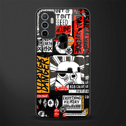 star wars collage glass case for oppo a53 image