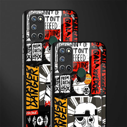 star wars collage glass case for realme 7i image-2