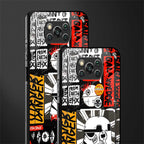 star wars collage glass case for poco x3 image-2