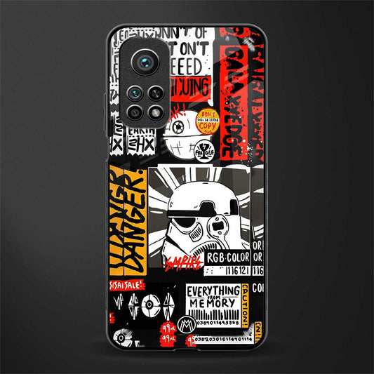 star wars collage glass case for mi 10t 5g image