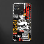 star wars collage back phone cover | glass case for realme narzo 50a