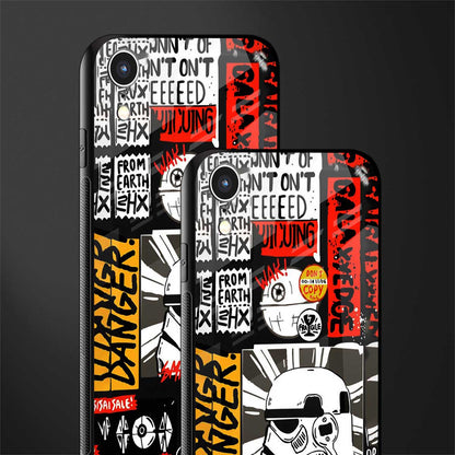 star wars collage glass case for iphone xr image-2