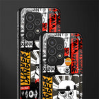 star wars collage back phone cover | glass case for samsung galaxy a73 5g