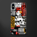 star wars collage glass case for iphone x image