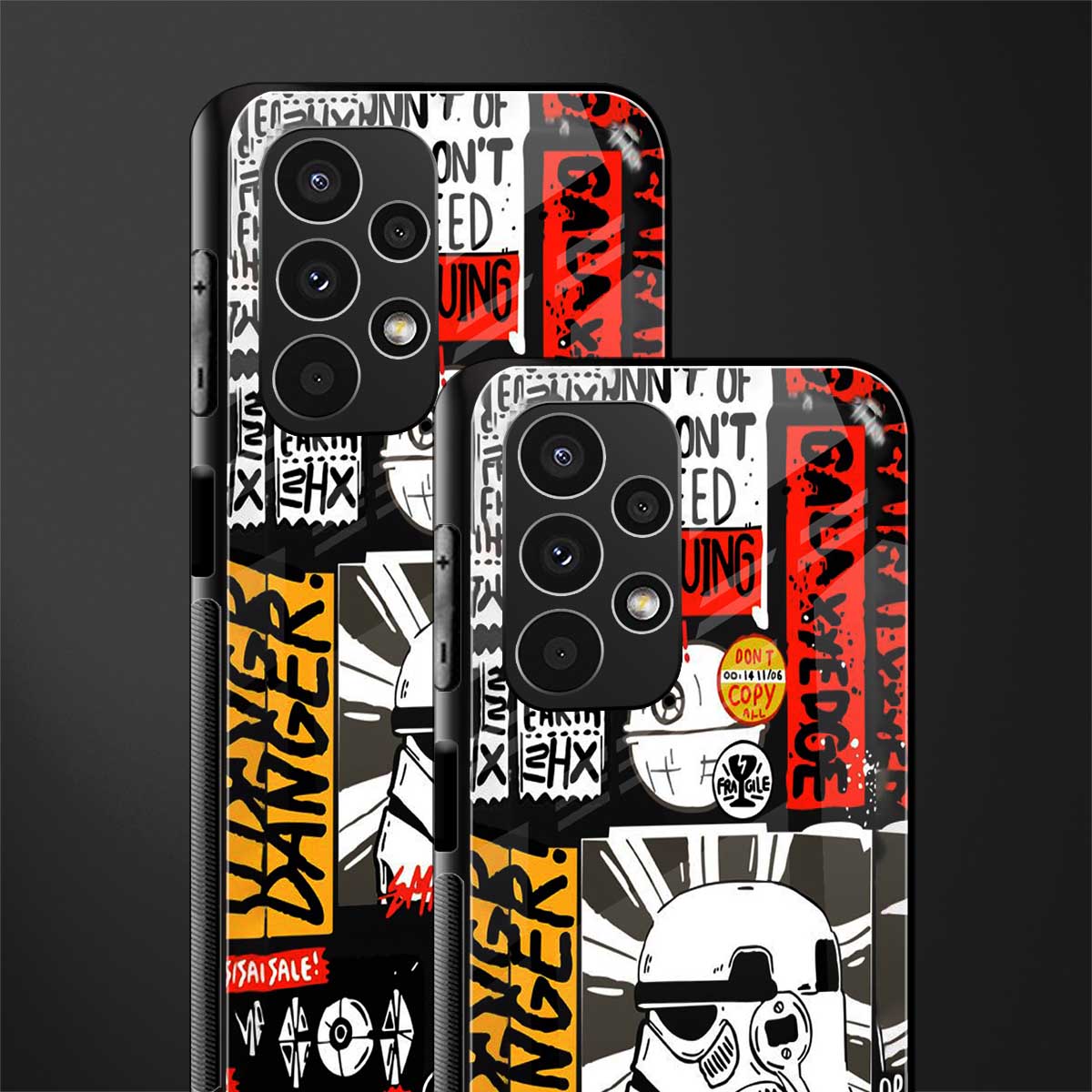star wars collage back phone cover | glass case for samsung galaxy a13 4g