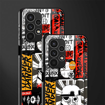 star wars collage back phone cover | glass case for samsung galaxy a13 4g