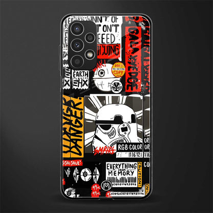 star wars collage back phone cover | glass case for samsung galaxy a13 4g
