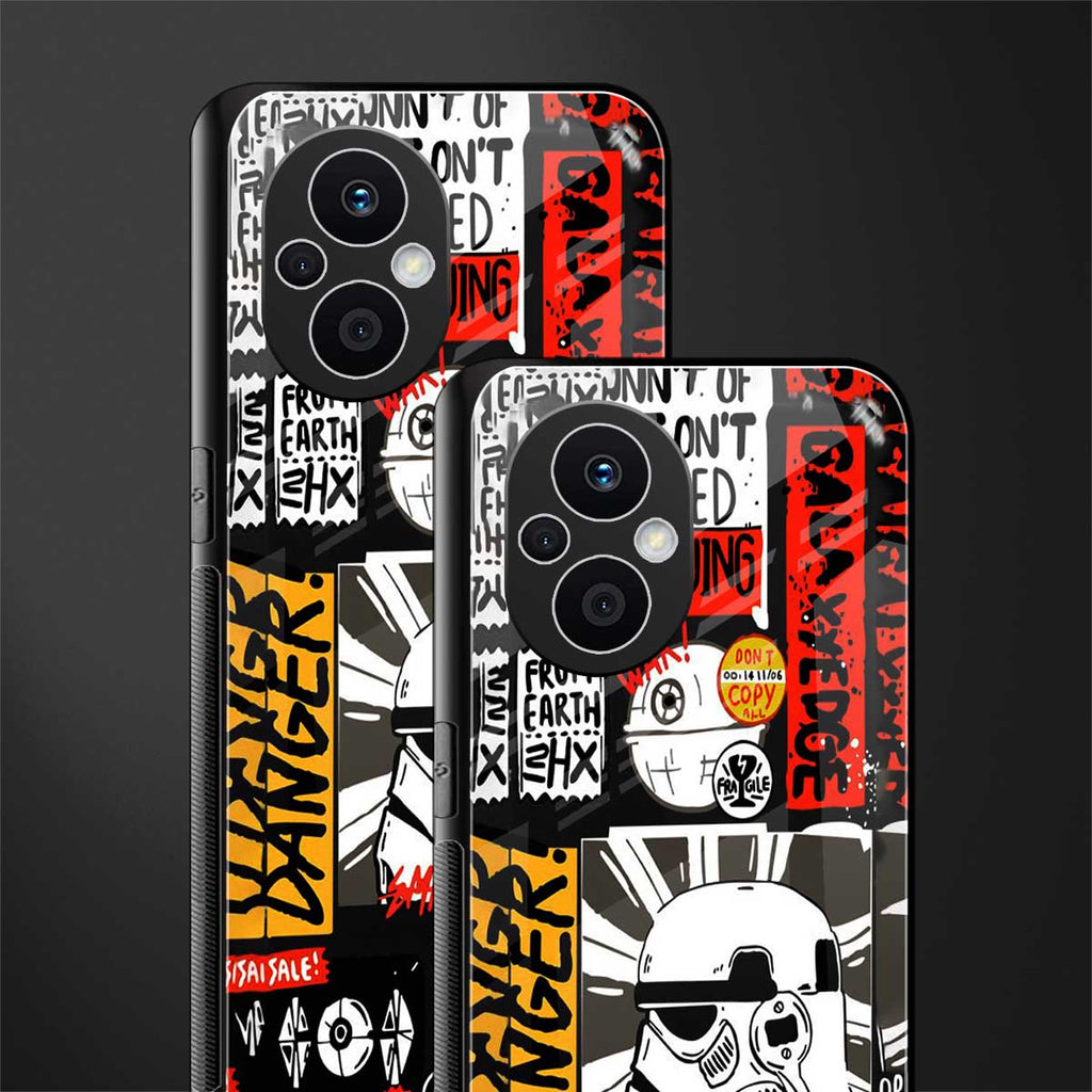 star wars collage back phone cover | glass case for oppo f21 pro 5g