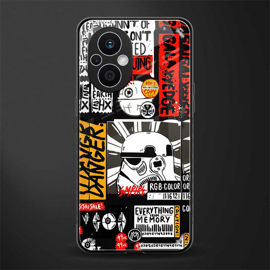 star wars collage back phone cover | glass case for oppo f21 pro 5g