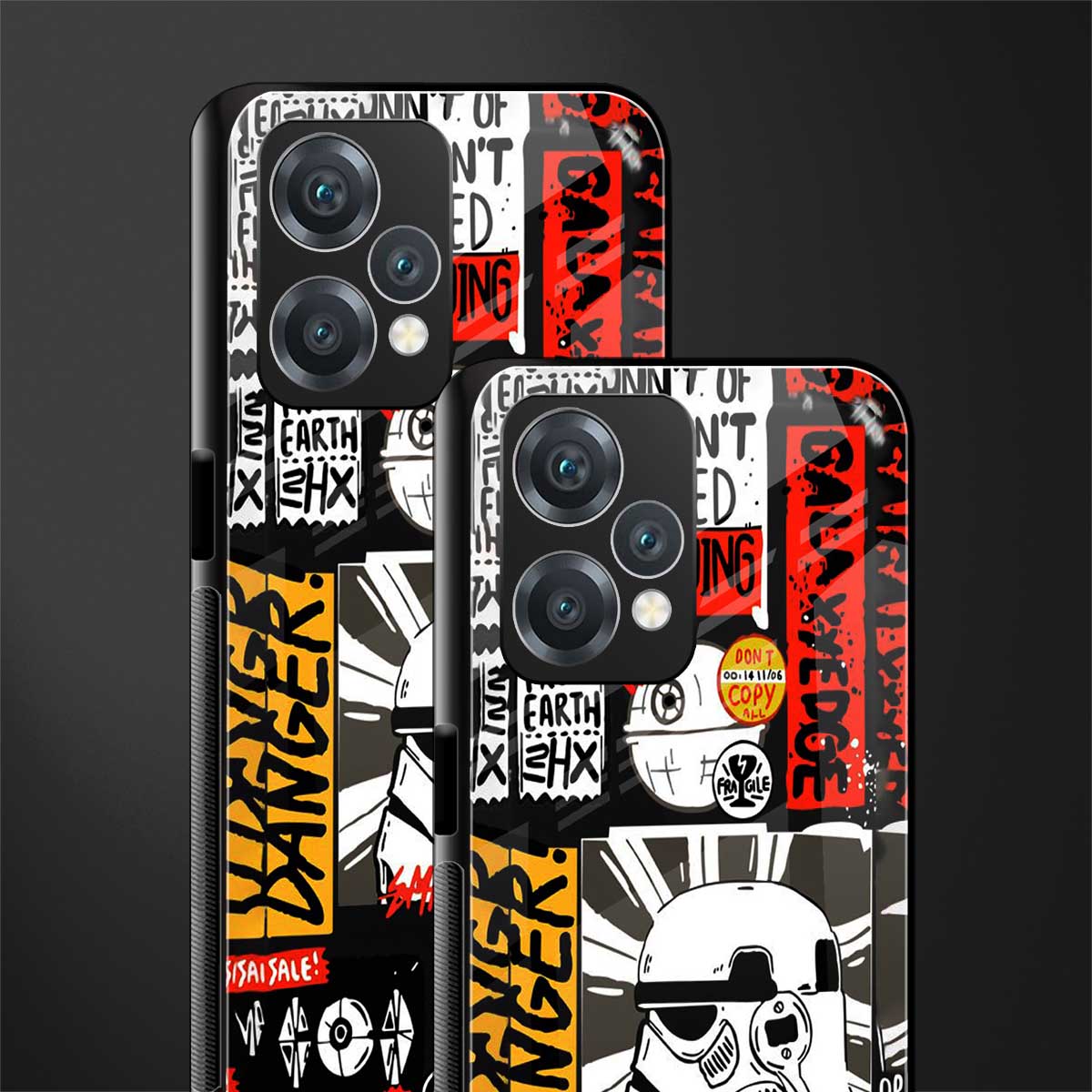 star wars collage back phone cover | glass case for oneplus nord ce 2 lite 5g