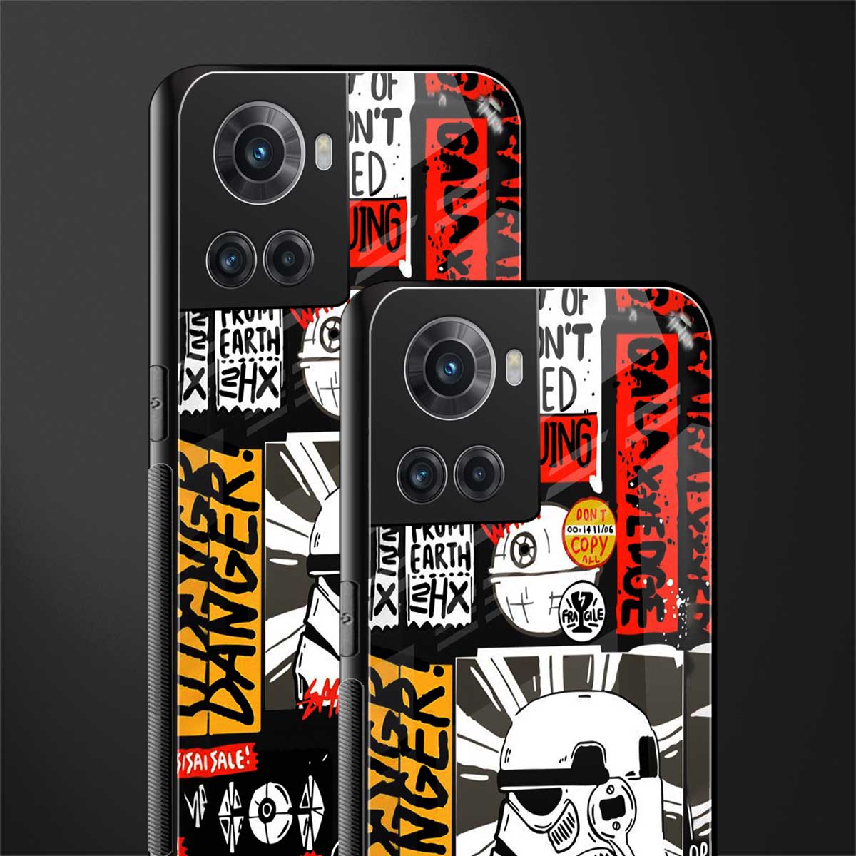 star wars collage back phone cover | glass case for oneplus 10r 5g