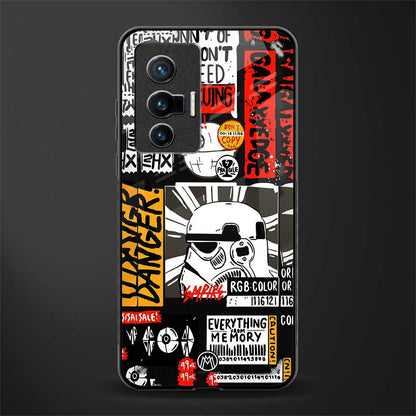 star wars collage glass case for vivo x70 image