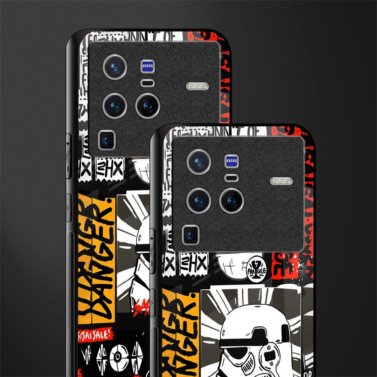star wars collage glass case for vivo x80 pro 5g image-2