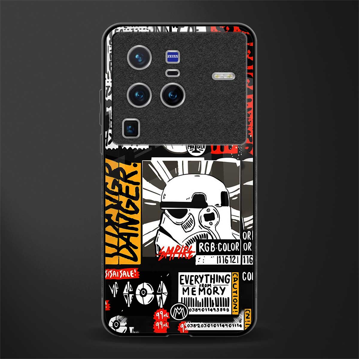 star wars collage glass case for vivo x80 pro 5g image