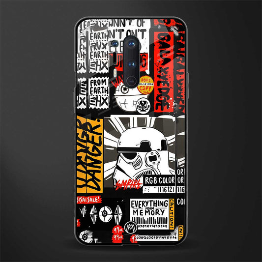 star wars collage glass case for oneplus 8 pro image