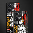 star wars collage back phone cover | glass case for oppo reno 8