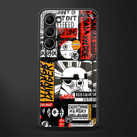 Star-Wars-Collage-Glass-Case for phone case | glass case for samsung galaxy s23