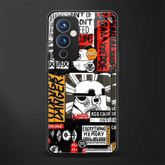 star wars collage back phone cover | glass case for oneplus 9