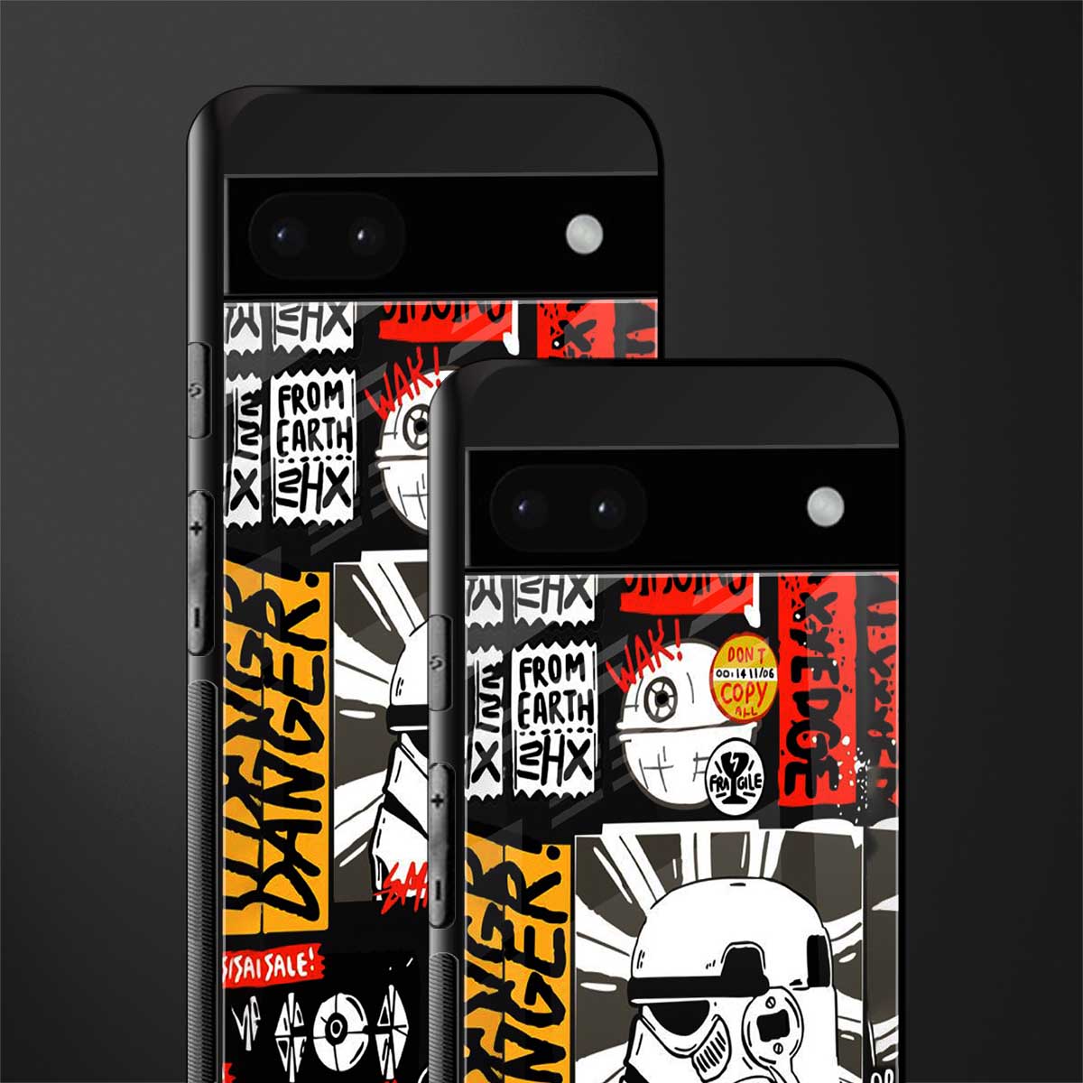 star wars collage back phone cover | glass case for google pixel 6a