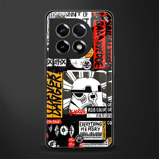 star wars collage back phone cover | glass case for oneplus 11