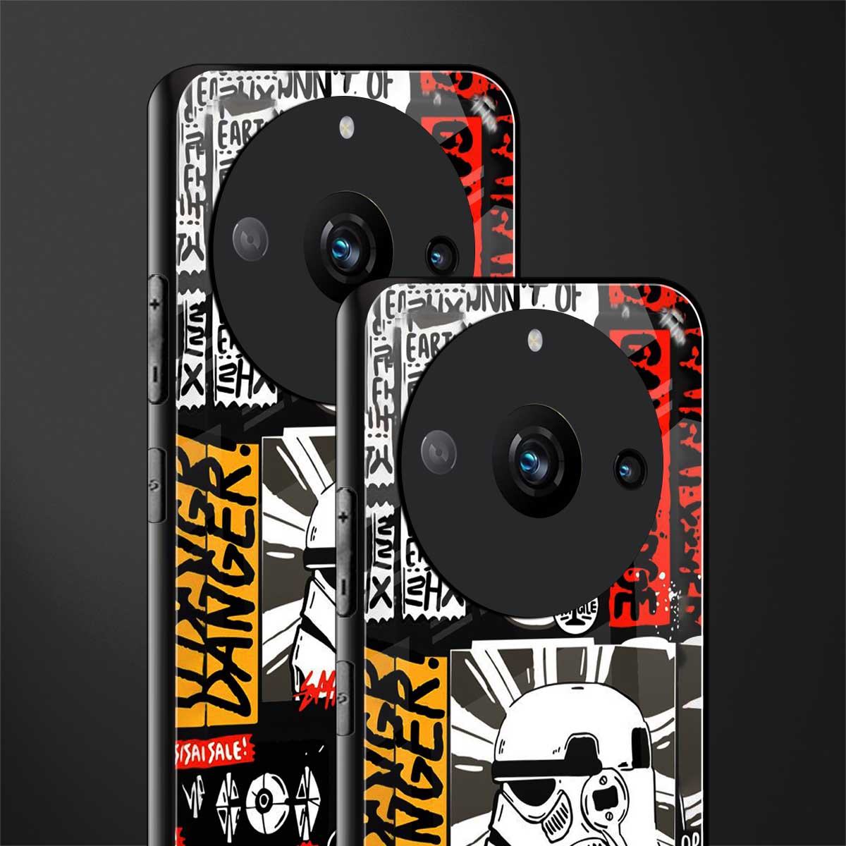 star wars collage back phone cover | glass case for realme 11 pro 5g