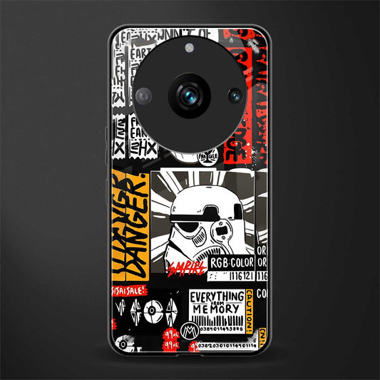 star wars collage back phone cover | glass case for realme 11 pro 5g