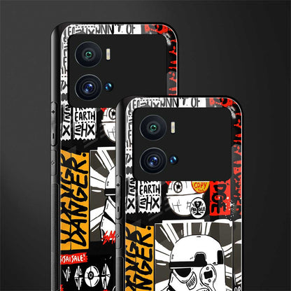 star wars collage back phone cover | glass case for iQOO 9 Pro