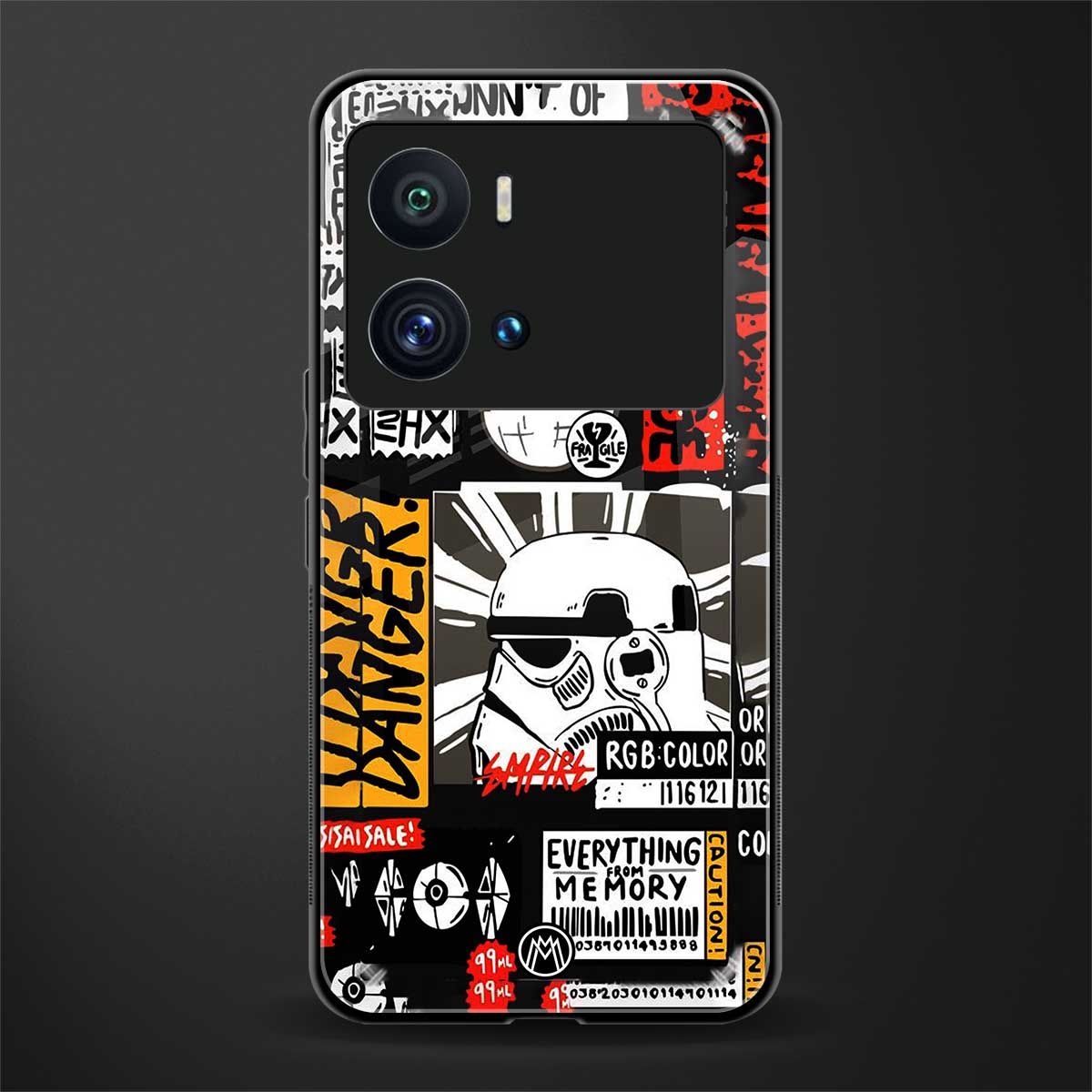 star wars collage back phone cover | glass case for iQOO 9 Pro