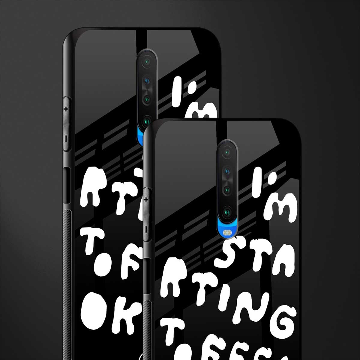 starting to feel okay glass case for poco x2 image-2